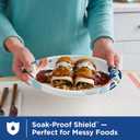 Dixie Large Paper Plates, 10 Inch, 150 Count, 2X Stronger*, Microwave-Safe, Soak-Proof, Cut Resistant, Disposable Plates For Everyday Breakfast, Lunch, & Dinner Meals