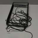 Pots and Pans Organizer Rack for Under Cabinet Expandable Pot Lid holders inside Organizer 10 Adjustable Divider Pan organizer 11.81''-22.85'' Pan lid organizer for cabinet Organizer for Bakeware (black)