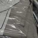 3 Bow 4 Bow Bimini Top Boat Cover,600D Solution Dyed Polyester,2 Support Poles& 4 Adjustable Straps Included, Grey