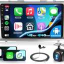 4G+64G Car Radio Stereo for Toyota Camry 2006-2011, Wireless CarPlay Android Auto 9 Inch IPS Touch Screen Android 13 GPS Head Unit WiFi Bluetooth DSP Audio USB Dual Mic HD Rear Camera