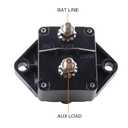 40Amp Circuit Breaker,12V-48V DC Waterproof with Manual Reset for Auto Truck RV Marine Electric Trolling Motors, Panel Mount