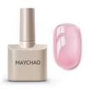 MAYCHAO Pink Builder Gel for Nails, 15ml Nail Strengthener in a Bottle, Nail Extension Hard Gel, Soak Off Long Lasting UV Light Cure (21)