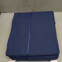 Mueller Ultratemp King Size Sheets Set, Super Soft 1800, 6 Piece, Deep Pocket up to 16" Cooling Sheets King Size, Transfers Heat, Breathes Better, Hypoallergenic, Wrinkle, Navy