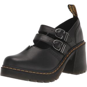 Dr. Martens womens Eviee (6, Black Sendal)