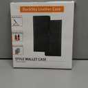 DuckSky for iPhone 14 Pro Max 6.7"Genuine Leather Wallet caseRFID Blocking4 Credit Card HolderReal LeatherFlip Folio Book Protective Cover Women Men for Apple 14 ProMax 5G Phone case Dark Blue