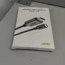 Acer USB C to HDMI Cable for Home Office 6.6FT (4K@60Hz), High-Speed Type C to HDMI 2.0 Braided Cord, Thunderbolt 4/3 Compatible with MacBook, iPhone 16/15 Pro/Max, iMac, iPad Pro, Galaxy S24, Surface