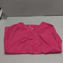 WIHOLL Womens Summer Tops Short Dolman Sleeve Shirts 2026 Fashion V Neck Outfits Clothes (XX-Large, Hot Pink)