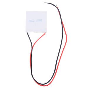 TEC2-25408 Refrigeration Sheet, Double Layer Semiconductor Refrigeration Tablet Thermoelectric Cooler Cooling Plate Module DC 12V 6A 40 x 40mm