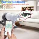 Tracker Tag 4 Packs Bluetooth Tracker, Smart Tag Locator Tracking Device, Keys Finder and Item Locator,Air Tracker Item Finders with Find My(iOS Only) Track Your Keys,Wallet,Luggage (Black)
