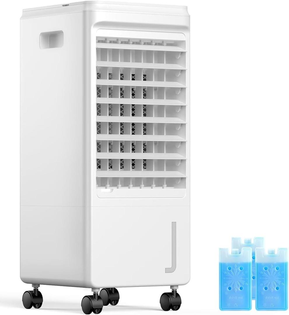 Windowless Portable Air Conditioners, 7H Timer & 1.85Gal Tank, 3-IN-1 Portable AC Unit, 40Oscillation, 3 Modes & 3 Speeds, Ultra-Quiet Swamp Air Cooler With 4 Universal Wheels For Home/Indoor Use