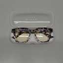 Madison Avenue Blue Light Blocking Glasses Oversized Fashion Blue Light Glasses for Women Anti Eyestrain & UV Protection Computer Eyeglasses (Grey Demi)