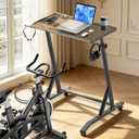 KingDolly Standing Desk for Walking Pad, Treadmill Desk with Power Socket