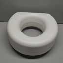 AquaSense 770-610 4 Inch Portable Raised Toilet Seat Riser, Elevated Toilet Seat for Seniors