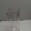 Nuogo 24 Pcs 10 Inch Acrylic Clear Cylinder Vase Plastic Flower Vase Unbreakable Tall for Wedding Centerpieces Party Home Plants Bouquet Decor