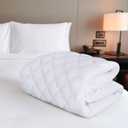 Utopia Bedding 2 Pack Quilted Fitted Mattress Pad, Twin Size, Elastic Fitted Mattress Topper Protector and Cover with Deep Pocket Stretches up to 16 Inches, Machine Washable (White)