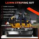 ATRACYPART 19A70060 OEM Lawn Striping Kit for Cub Cadet ZT1 Ultima 42" / 50" / 54" Stamped Deck - Compatible with Zero Turn Mowers (Replacement Grass Striping Roller Kit)