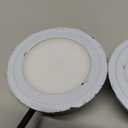 2 Pack 12V DC 1.5W Range Hood Lights with SM Socket Male Head Round 68mm 6500K Plastic, Hole Closet Stove LED Light Recessed, Bright White Kitchen Range Hood Light Bulbs Replacement (SM Socket Round)