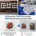 Compact Vacuum Sealer with 30 3rd-Gen Upgraded Reusable High Seal Bags, Powerful Handheld Vacuum Sealer Machine, Keeps Food Fresh Up to 6X Longer, Portable Meal Saver, Seal Meal Saver