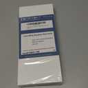 80lb White Linen Textured 4" x 9" Business Note Cards - 100 Blank Cards for Menu Cards, Program Cards, Rack Cards