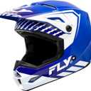 Fly Racing F73-8656L Kinetic Menace Helmet Blue/White Lg
