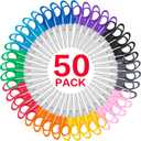 Toidgy 50 Pack Kids Scissors, 5 Inch Scissors Bulk for School, Blunt Tip Scissors for Kids Student Teacher,Kids Safety Scissor for Preschool Classroom Office Home,School Supplies Craft Cutting Paper