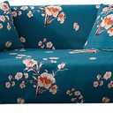 HOOBUY Printed Sofa Cover Stretch Couch Covers Sofa Slipcovers for 2 Cushion Couch and Loveseat with Two Free Pillow Case 11#(2 Seater/Loveseat)