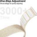 Hook and Loop Nylon Watchband Compatible with Garmin Vivoactive 5/6/3,20mm Soft Elastic Lightweiht Sport Adjustable Replacement Strap for Garmin Forerunner 165/55/245/Venu Sq 2 Women Men