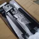 VWINDESK VJ301 L Shaped Electric Height Adjustable Standing Corner Desk Frame Only W/Triple Motor, Ergonomic Sit Stand Up Height Adjustable Steel Base with Digital Memory Keypad (Black)