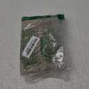 DriftAway Linen Textured Curtain Valances for Windows Light Filtering 3 Inch Rod Pocket Farmhouse Country Rustic Kitchen Valances for Bedroom Living Room Bathroom 18 inch Length Khaki