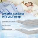 Cozy Bliss Cooling Dual-Sided Blanket for Hot Sleepers, Q-Max>0.43 Lightweight Soft Breathable Bed Blanket, Double Side Cooling Throw for Night Sweats (Cool Blue, 60"x80")