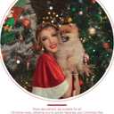 BESPORTBLE Holiday Decoration Pendants 20Pcs Paintable Wood Reindeer Ornaments with Jute Rope Rustic Natural Wood Slices for DIY Christmas Tree Craft Projects