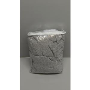 Extra Long Pleated Sheer Curtains 102 inch Length 2 Panels Back Tab Light Filtering Semi Sheer Linen Curtain for Floor to Ceiling Window Patio Sliding Door Grey Pinch Pleat with Hooks 42x102