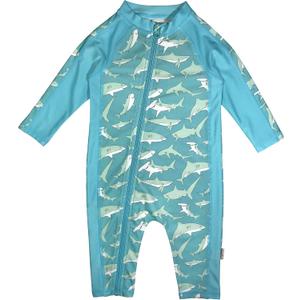 SwimZip Boys' Long-Sleeve UPF 50+ Swimsuit for Baby, Toddler, & Little Boys (M)