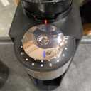 Aromaster Conical Burr Coffee Grinder with 25 Grind Settings,Adjustable 2-12 Cups Timer,Coffee Bean Grinder,3-Ear Portafilter Holder, Anti-static Design,Cleaning Brush Included,Black (Household)