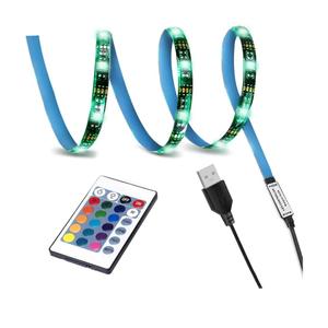 LED TV Backlight,SMY USB LED Strip Light,RGB Multi-Colour LED Light Strip Kit Waterproof IP65, 30LED with Wireless Remote Controller for TV/PC/Laptop Bias Lighting (3.28Ft)