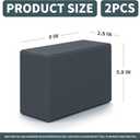 Yoga Blocks 2 Pcs, 9"x6"x3" Yoga Brick Foam Blocks EVA Foam Block Yoga Props Accessories for Yoga Pilates Stretching and Meditation