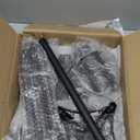 Salon Tray Cart on Wheels, Aluminum Tattoo Tray with Storage Platform, Adjustable Height Service Rolling Tray, Storage Tray Accessory for Salon Spa Dental Use, Rolling Tray Cart (Black)