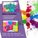 Elle's Party House - Holi Powder, 10 Pack X 100 Grams Each, Multi-Color, Holi Color Powder for Color Run Chalk Paint Gender Reveal Festival Diwali Rangoli