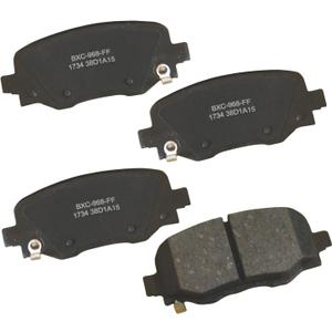 Bendix Premium SBC1734 Ceramic Rear Brake Pads for Chrysler 200 2017-2015, Jeep Cherokee 2021-2014