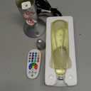 17 Colors Changing Liquid Motion Lamp with Remote: 13.5" LED Night Light for Kids Adults - Relaxing Table lamp for Bedroom Office - Glitter Mood Lighting for Home Decor Christmas Decorations Indoor (White)