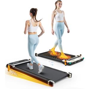 AKLUER Walking Pad with Incline - Dual-Sided 2 in 1 Under Desk Treadmill with Shiatsu Foot Massager, 330LBs Walking Pad Treadmills for Home and Office, LED Display and Remote Control (Black) AKLUER Walking Pad with Incline - Dual-Sided 2 in 1 Under Desk Treadmill with Shiatsu Foot Massager, 330LBs Walking Pad Treadmills for Home and Office, LED Display and Remote Control (Black)