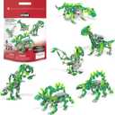 K'NEX Dynamic Dinos 6-in-1 Building Set - STEM Building Kit, Kid Construction, Creative Play Toy Ages 8+
