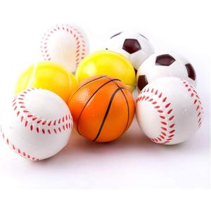 24 Pack | 2.5 inchs Foam Sports Balls Mini Stress Balls Soccer Ball Basketball Tennis Baseball Squishies - Pressure Relieving Health Balls (Multicolored)