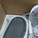 Dream On Me Portable 2-in-1 Tabletalk High Chair, Convertible Compact High Chair, Light Weight Portable Highchair, Grey