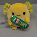 Snackles Series 2 8-inch by ZURU Cuddly Squishy Comfort 8-inch Plush with Licensed Snack Brand Accessory, (Axolotl&Pringles Sour Cream and Onion)