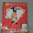 Morph Mc Hammer Costume - Mens 80s & 90s Rapper & Disco Pants Costume, Gold Mc Hammer Pants, Size L