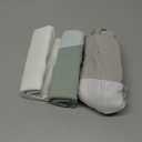 KeaBabies 3-Pack Organic Swaddles for Newborns Girls, Boys with Hats - Soft Cotton Baby Sleep Sacks 0-3 Months, Breathable Baby Hats and Swaddles 0-3 Months, Newborn Essentials Must Haves (Sage) (One Size)