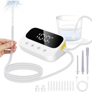 Enema Kit, Electric Enemas for Colon Cleanse for Women Men, Adjustable 100 Water Pressure, Coffee Enema Coffee Organic Kit (Black and White)