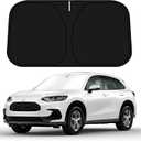 D-Lumina Windshield Sun Shade for 2023 2024 2025 Honda HRV HR-V Accessories, Front Window Sunshade Sun Visor Protector Block UV Rays Heat, Foldable 2 Layers 210T Material