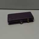 Defencase for iPhone 17 Pro Max Magnetic Wallet Case Compatible with Magsafe with RFID Blocking Zipper & Card Holder for Women Men PU Leather Strap Detachable Case for iPhone 17 Pro Max 6.9", Purple